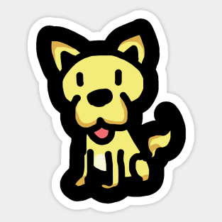 Goofy dog Sticker